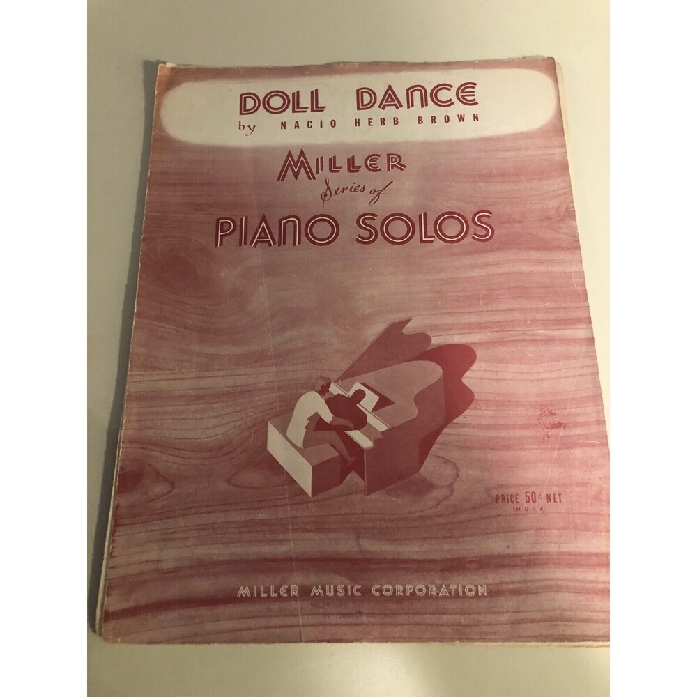 Doll Dance Nacio Herb Brown Piano solo 1926 Sheet Music